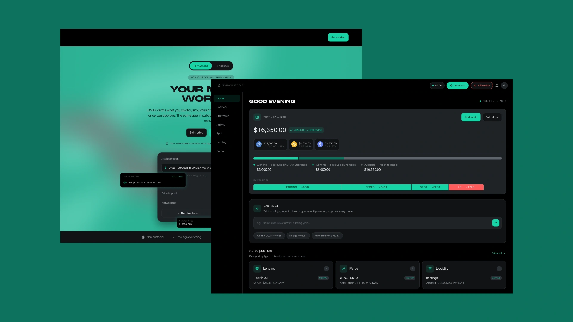 Overview of the platform interfaces.