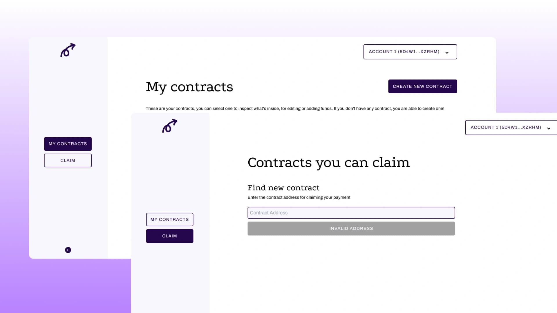Payroll MVP interface.